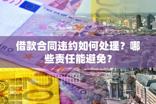 北京借款合同违约如何处理？哪些责任能避免？