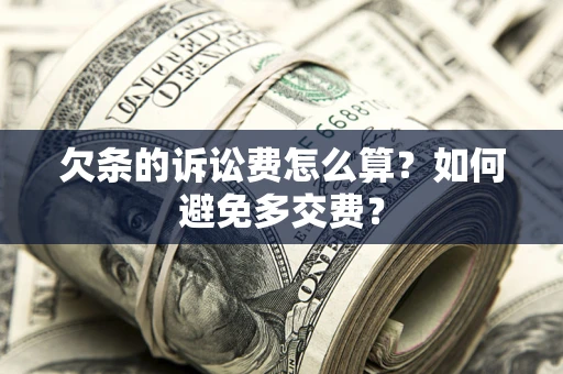 北京欠条的诉讼费怎么算？如何避免多交费？