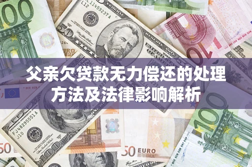 北京父亲欠贷款无力偿还的处理方法及法律影响解析