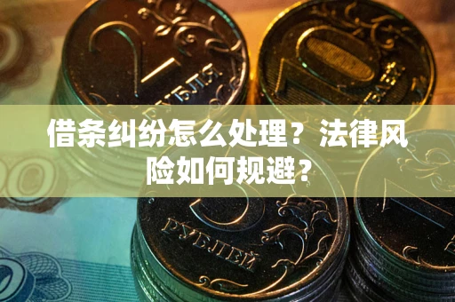 北京借条纠纷怎么处理？法律风险如何规避？