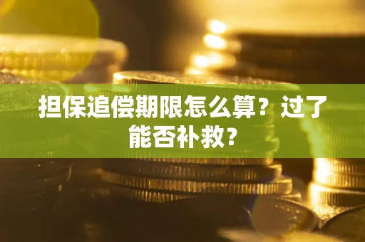 北京担保追偿期限怎么算？过了能否补救？
